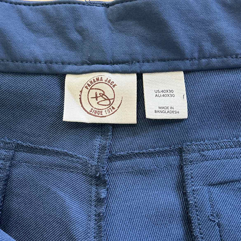 Panama Jack Size 40x30 Navy MENS Pants