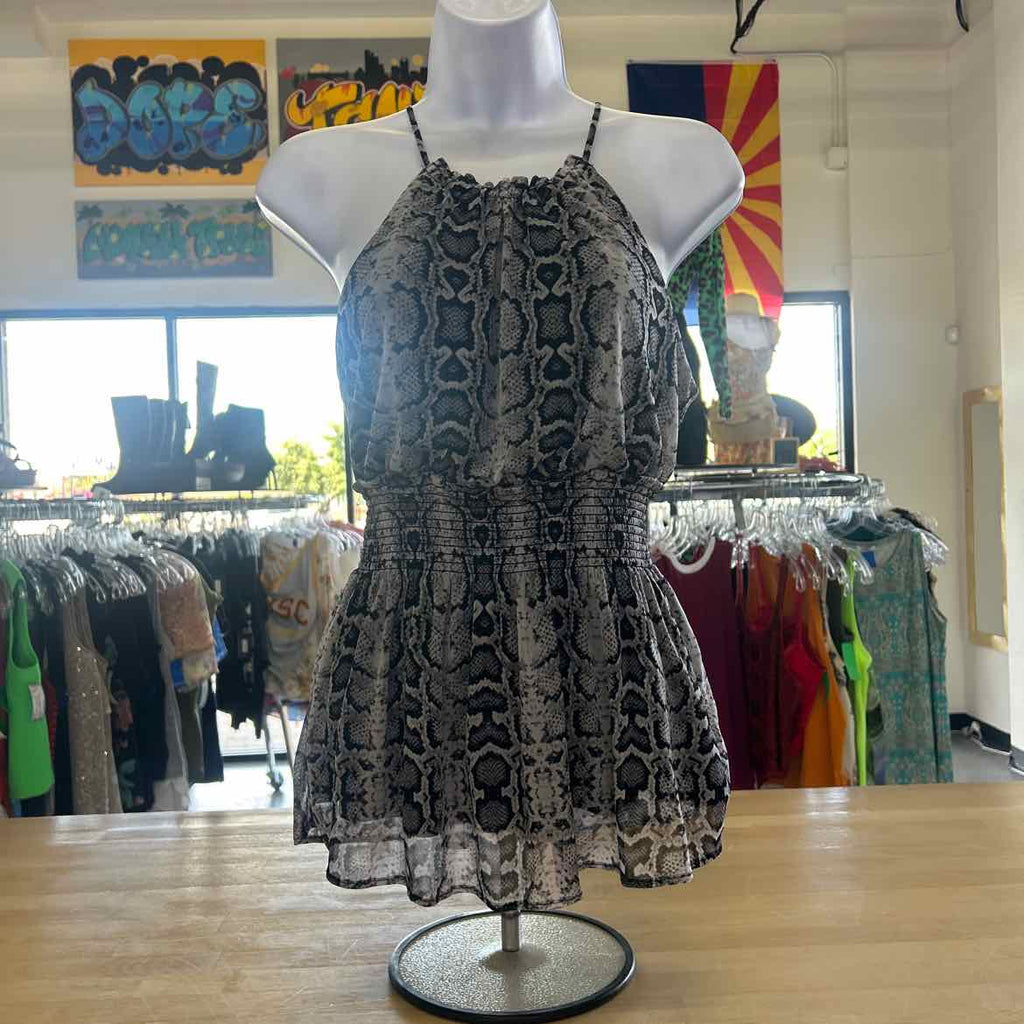Express Size XS Black White Preloved Tank