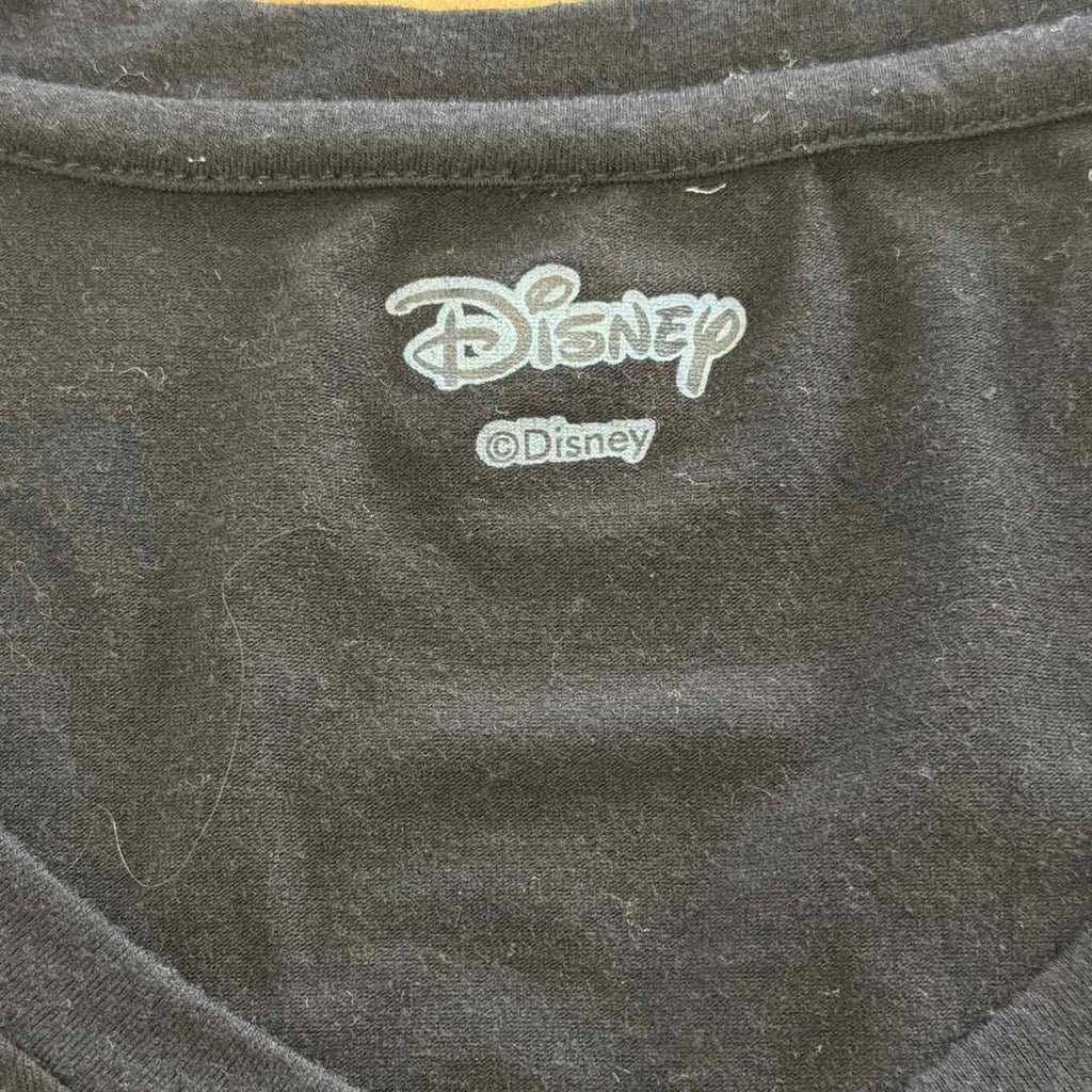 Disney Size M Black Used T-shirt