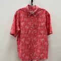 Huk Fishing Size M Pink Preloved MENS Button Down Shirt