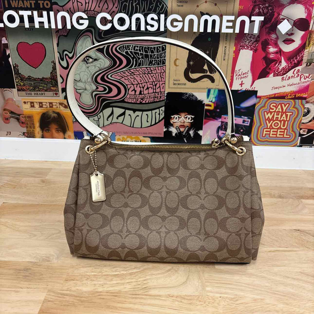 Coach Brown Leather Preloved Handbag