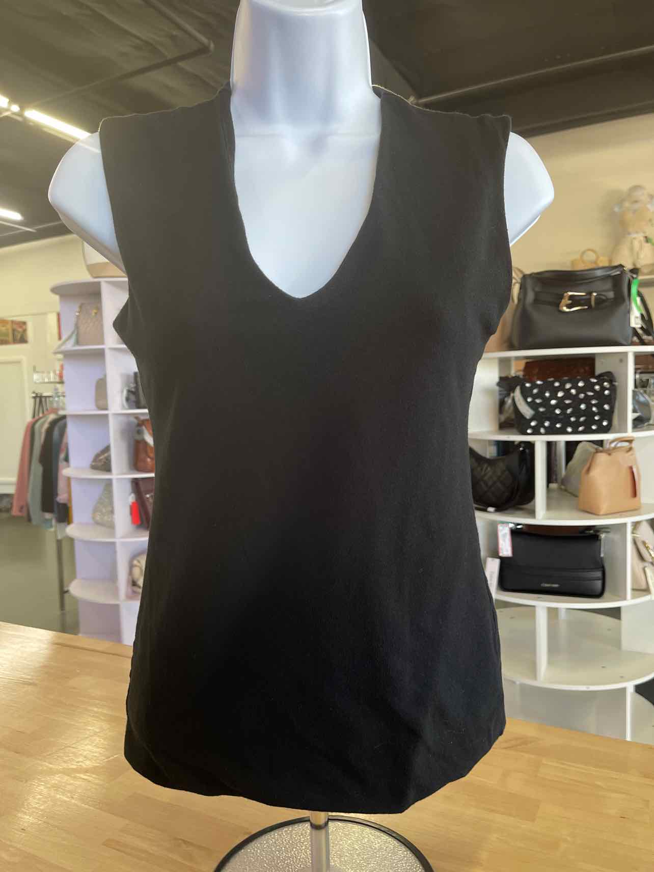 Final Touch Size S Black Preloved Sleeveless