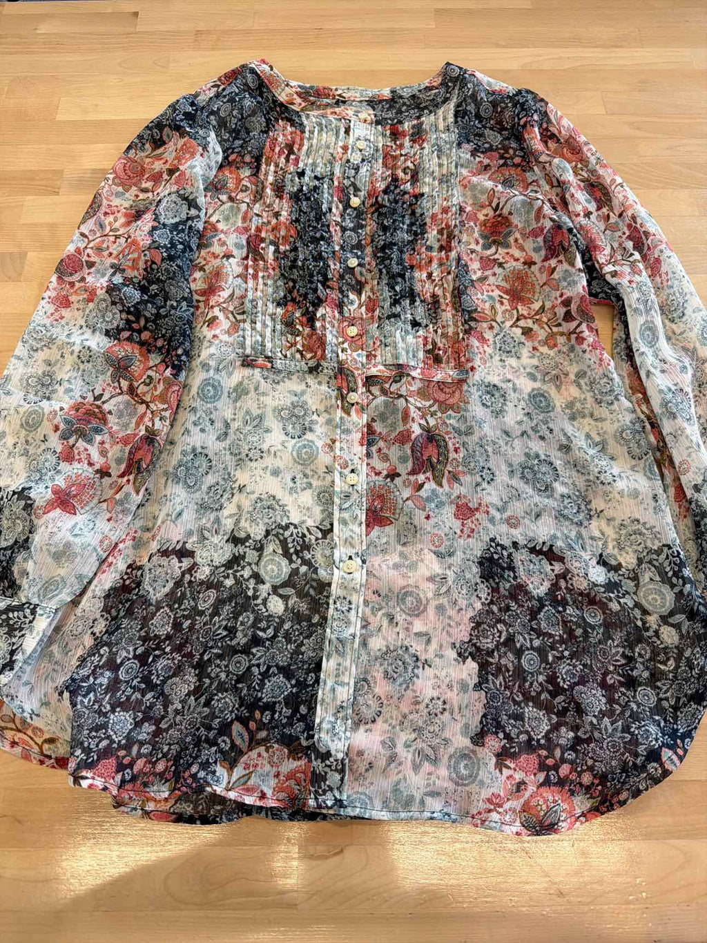 Loft Size M Blue Blouse