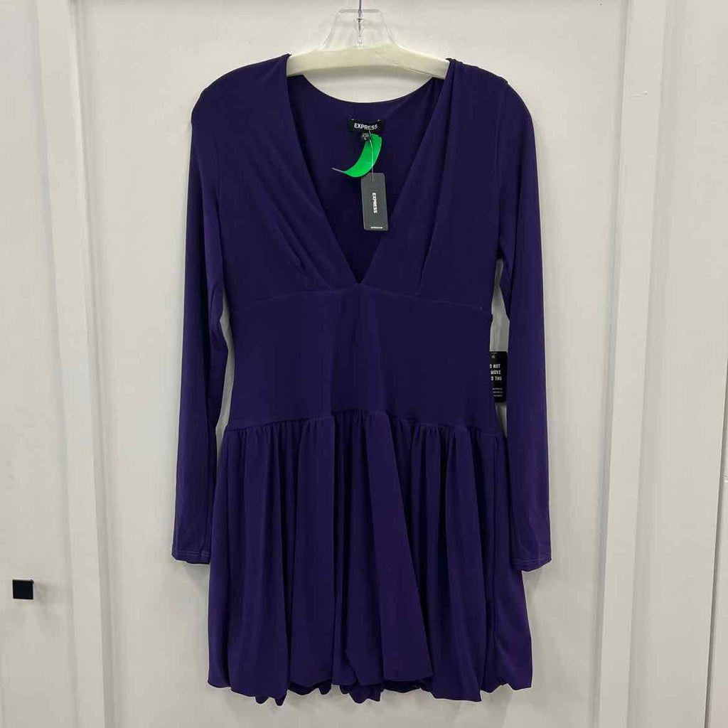 Express Size L Purple New Dress