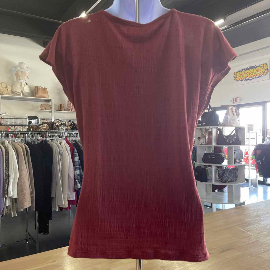 Max Studio Size S Rust Preloved Sleeveless