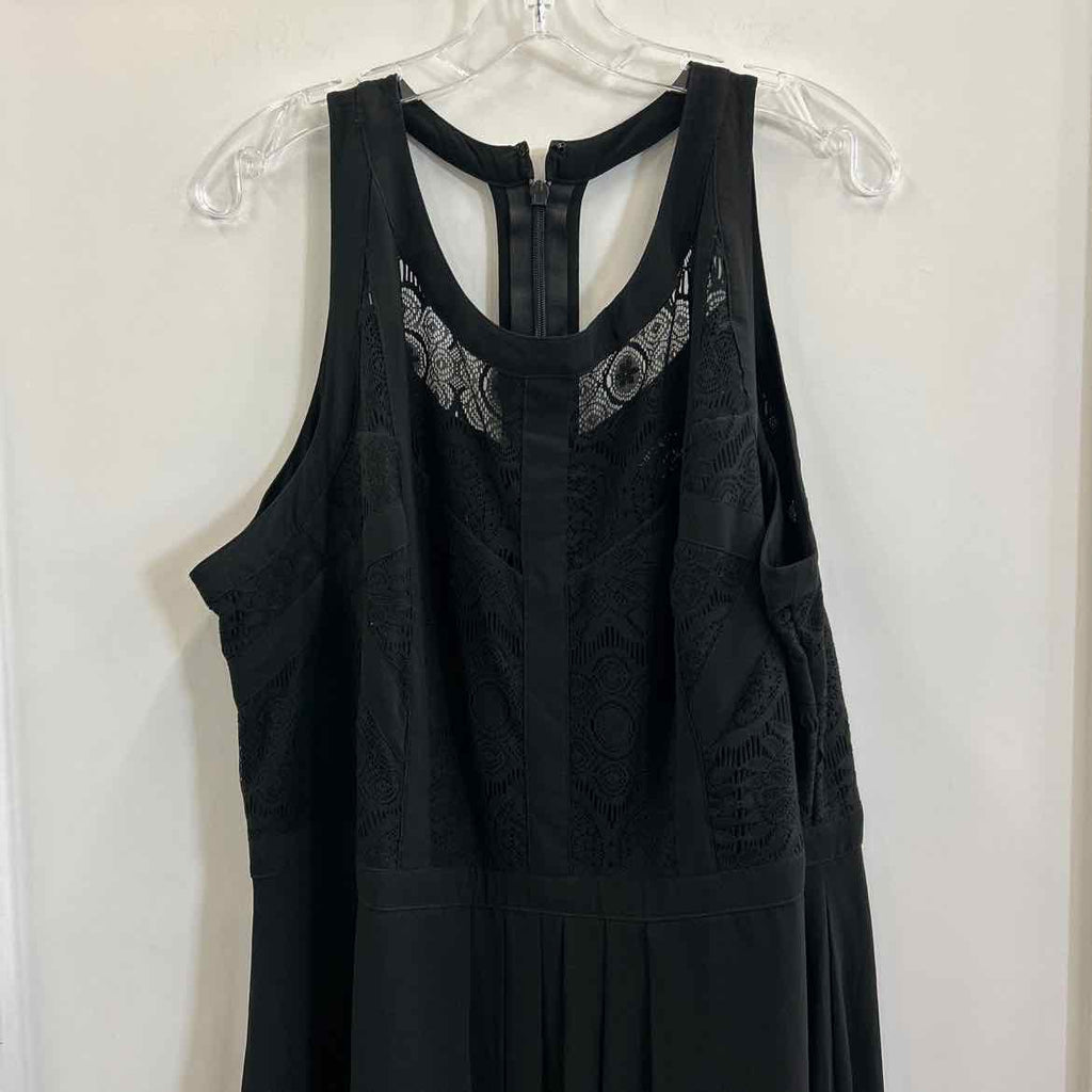 City Chic Size L Black Preloved Dress
