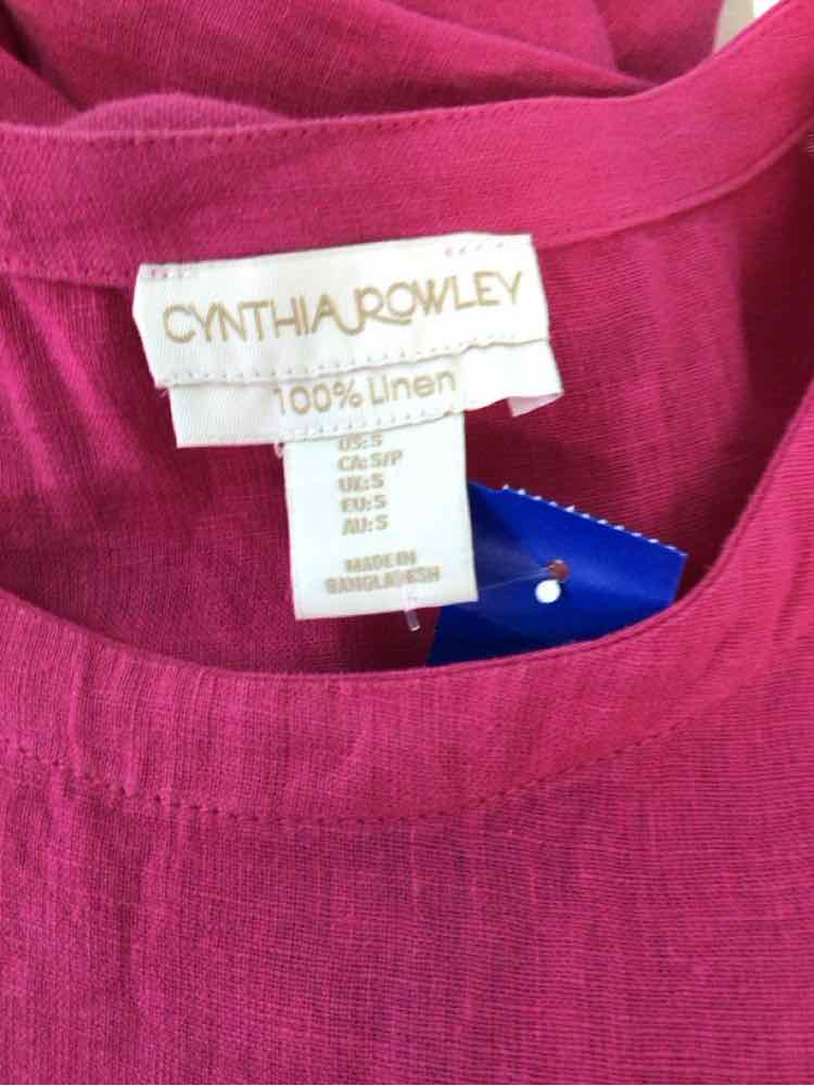 Cynthia Rowley Size S Pink Blouse