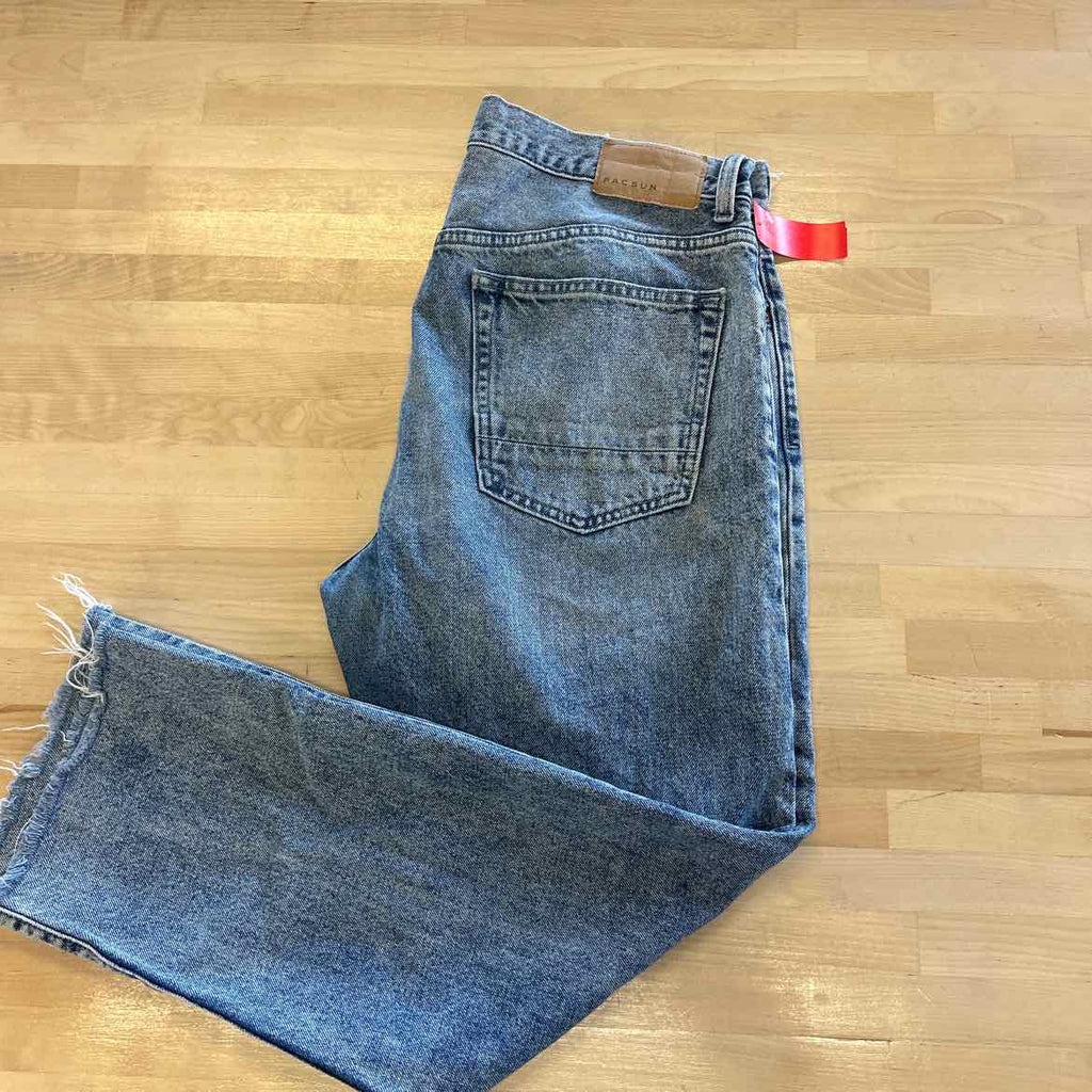 Pacsun Size 34 Blue Denim Used Jeans