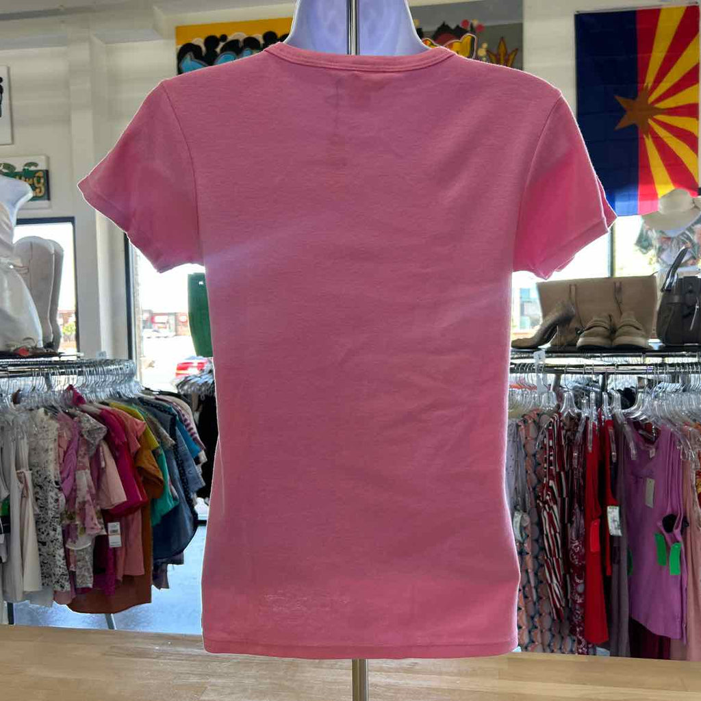Victoria Secret Size L Pink New T-Shirt SS