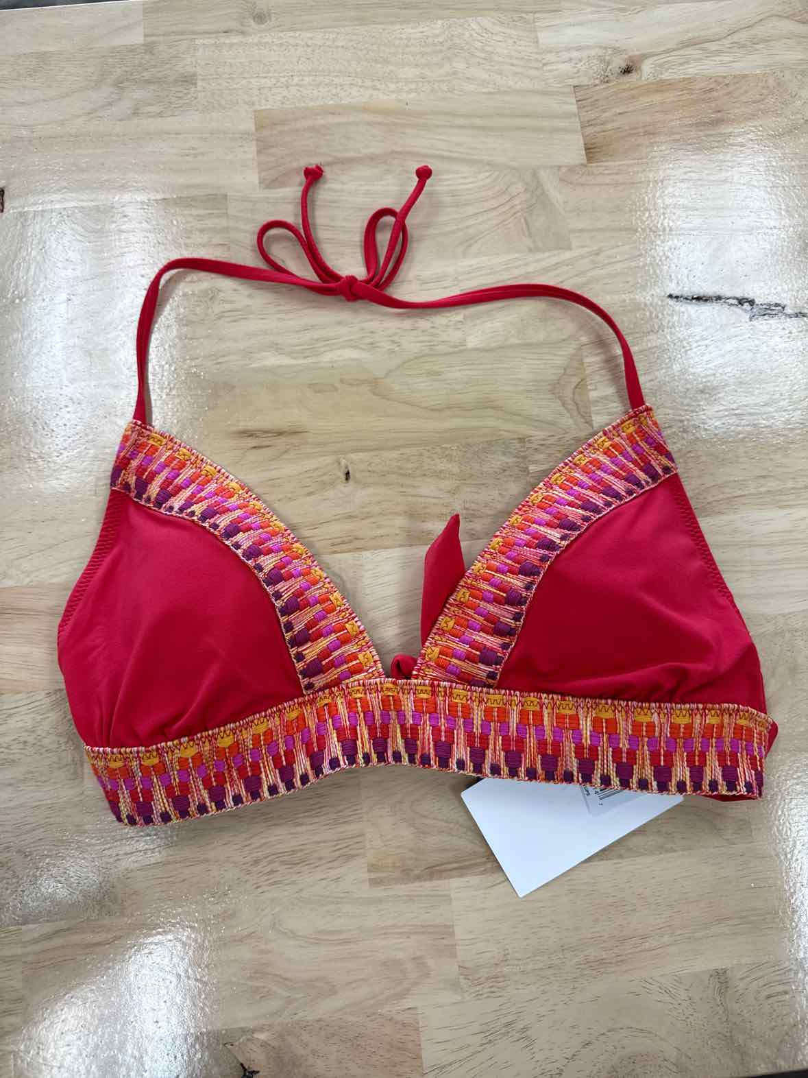 becca Size S Fiesta Avery Halter Top Women's Swimwear