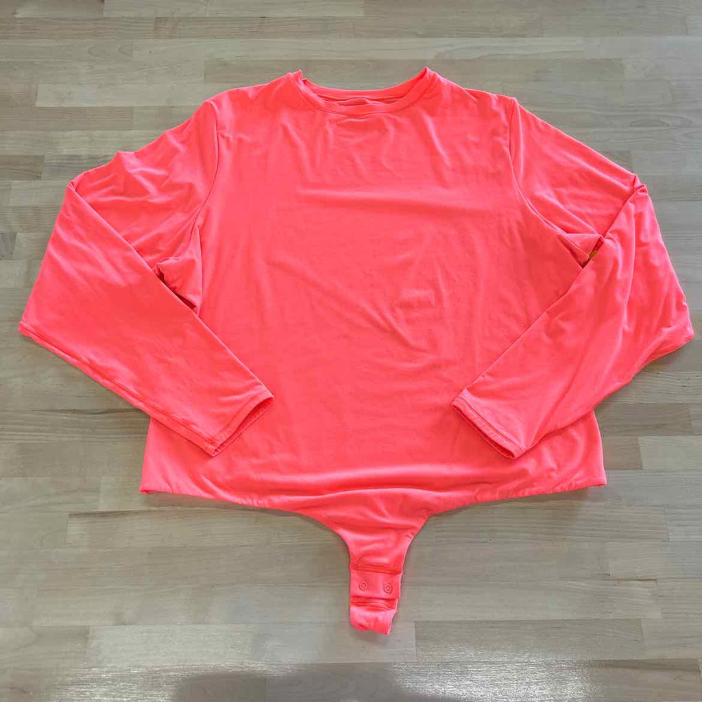 Skims Size 4X Orange Bodysuit