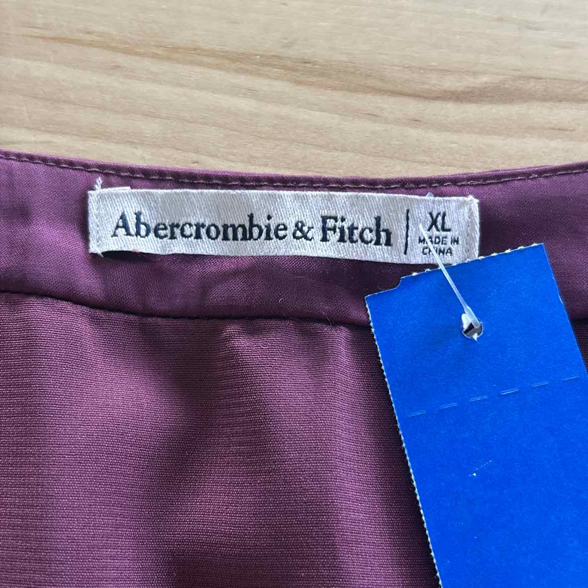 Abercrombie Size XL Purple Preloved Blouse LS