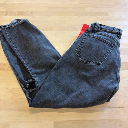 Abercrombie & Fitch Size 23 Black Denim Preloved Jeans