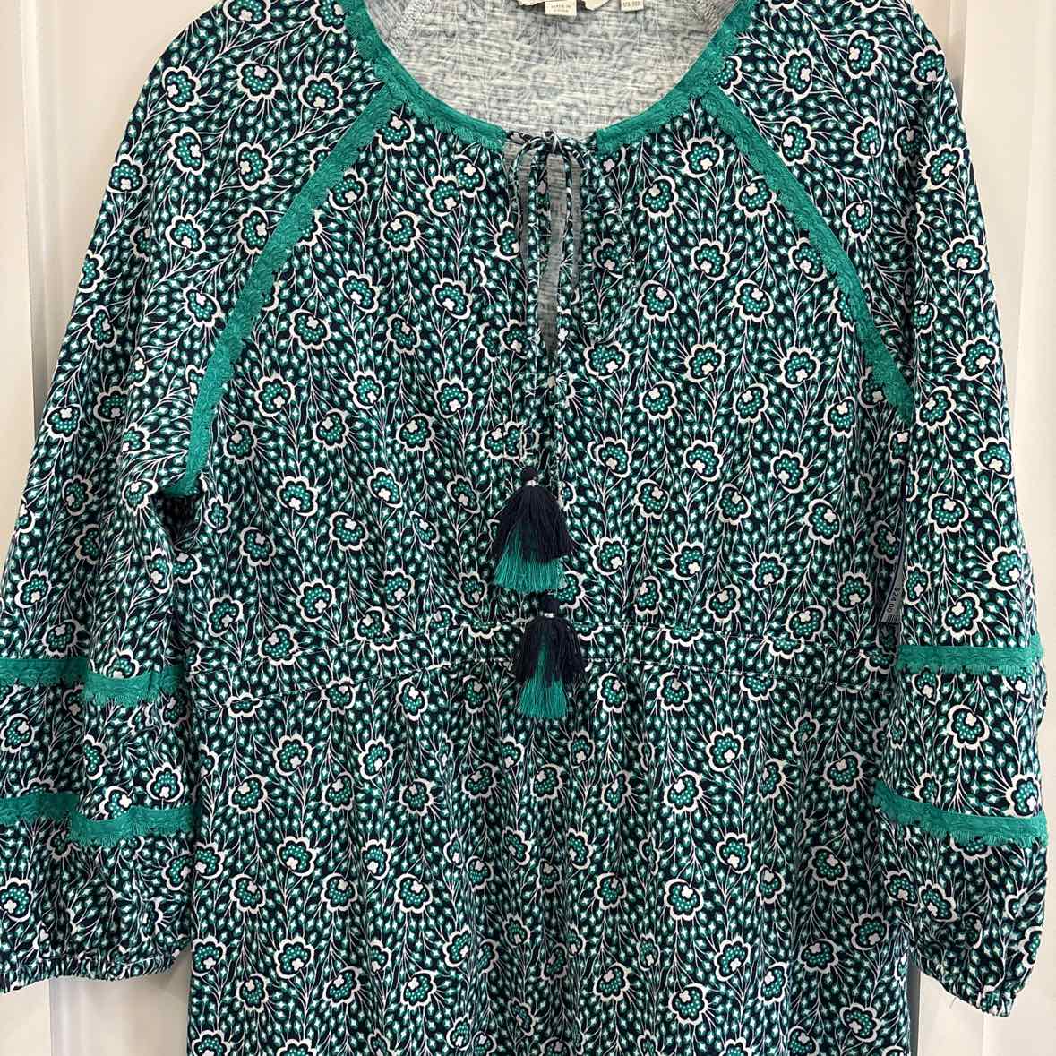 Boden Size 10 Blue & White Dress