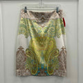 Antonio Melani Size 8 green and tan Preloved Skirt
