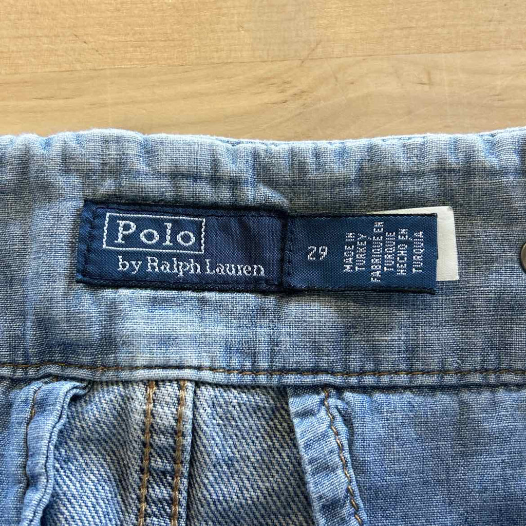 Ralph Lauren Size 29 Blue Denim Preloved Skirt