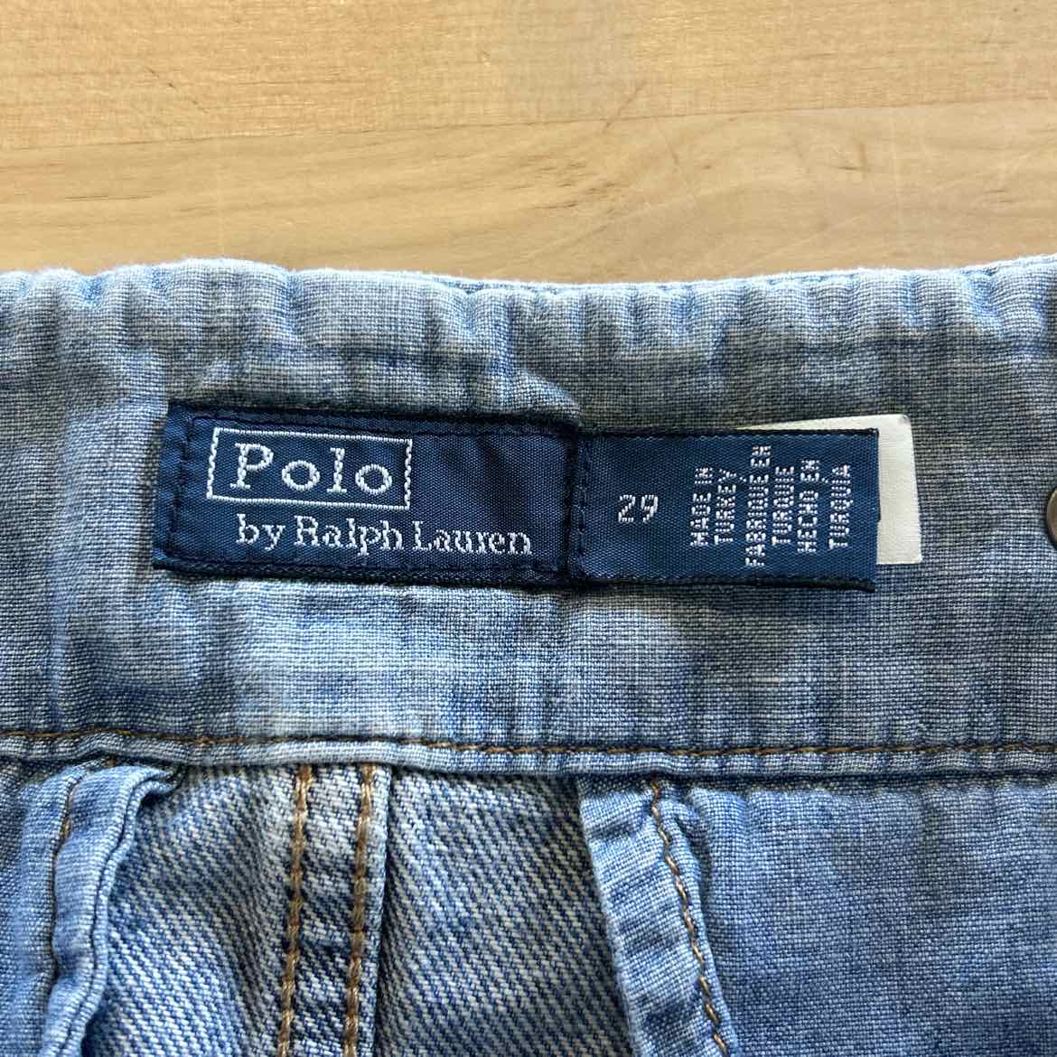 Ralph Lauren Size 29 Blue Denim Preloved Skirt