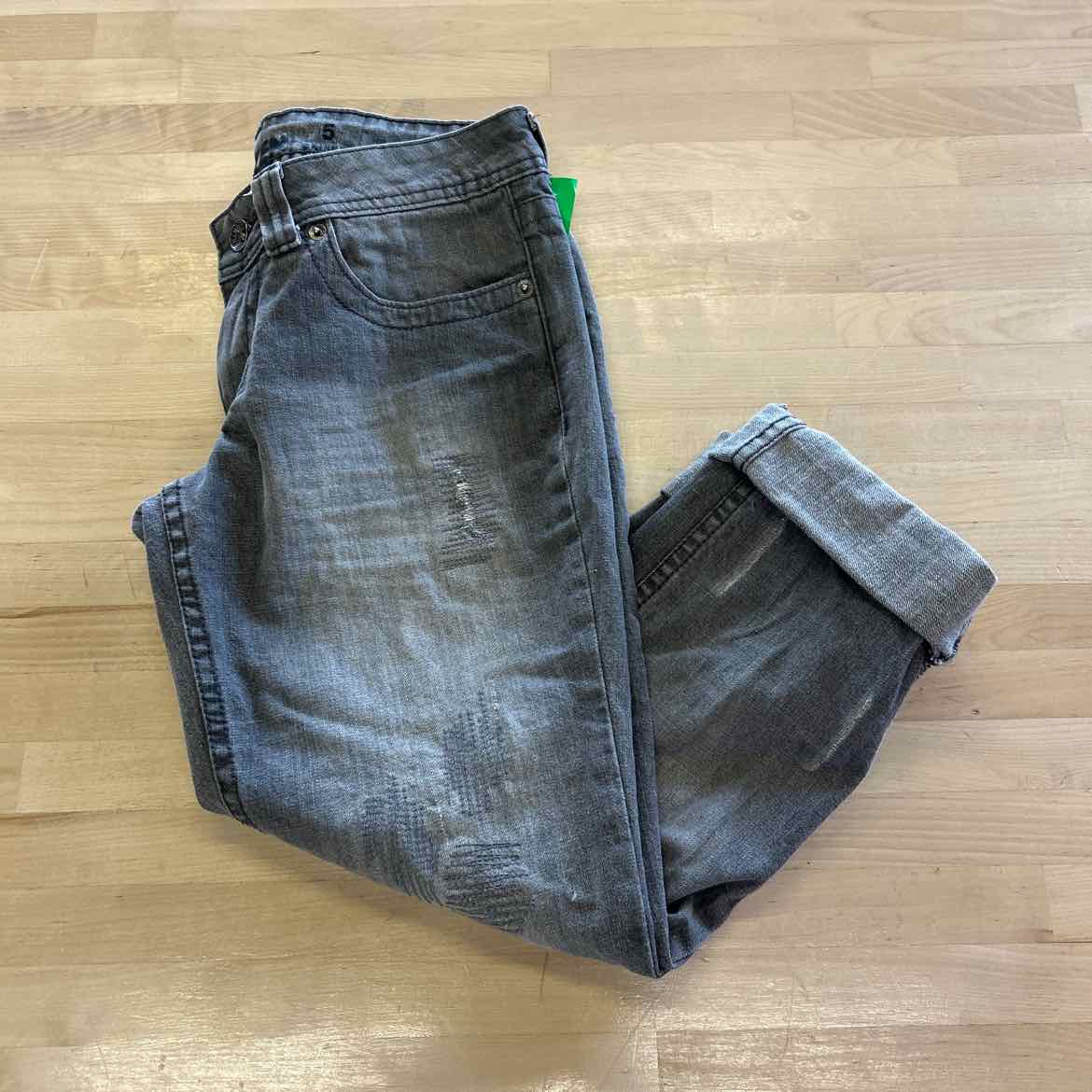 Hang Ten Size 5 Gray Denim Preloved Jeans