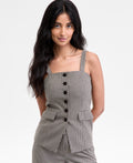 Anne Klein Size 10 Houndstooth Vest
