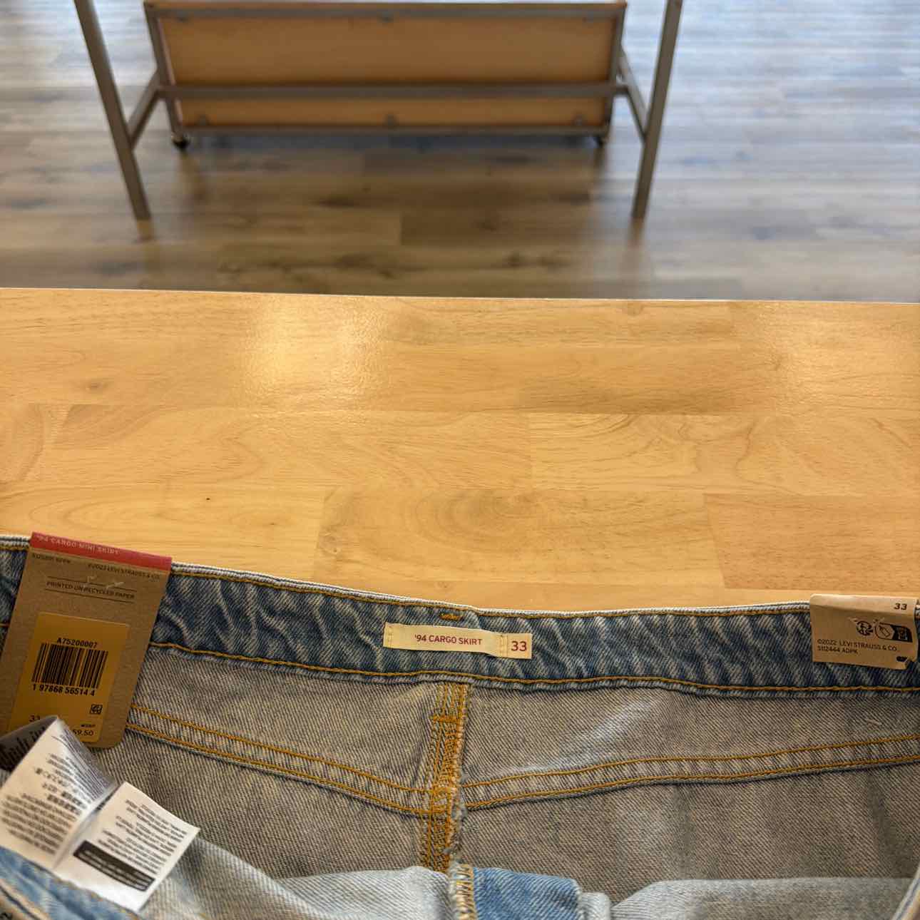 Levi's Size 33 Blue New Skirt