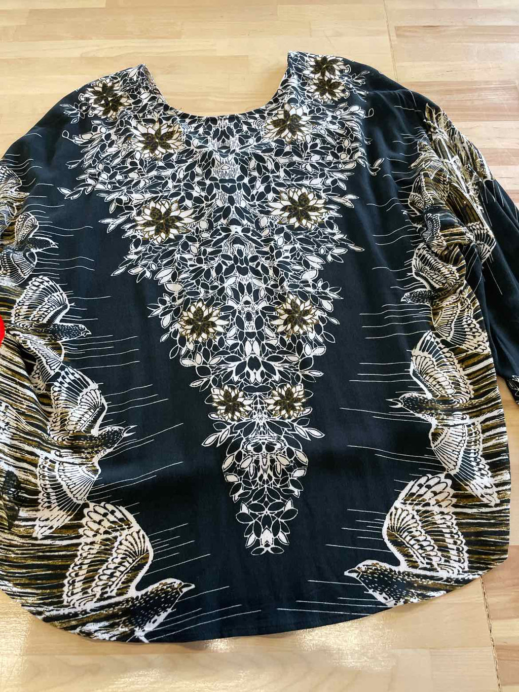 Free People Size S Black Blouse