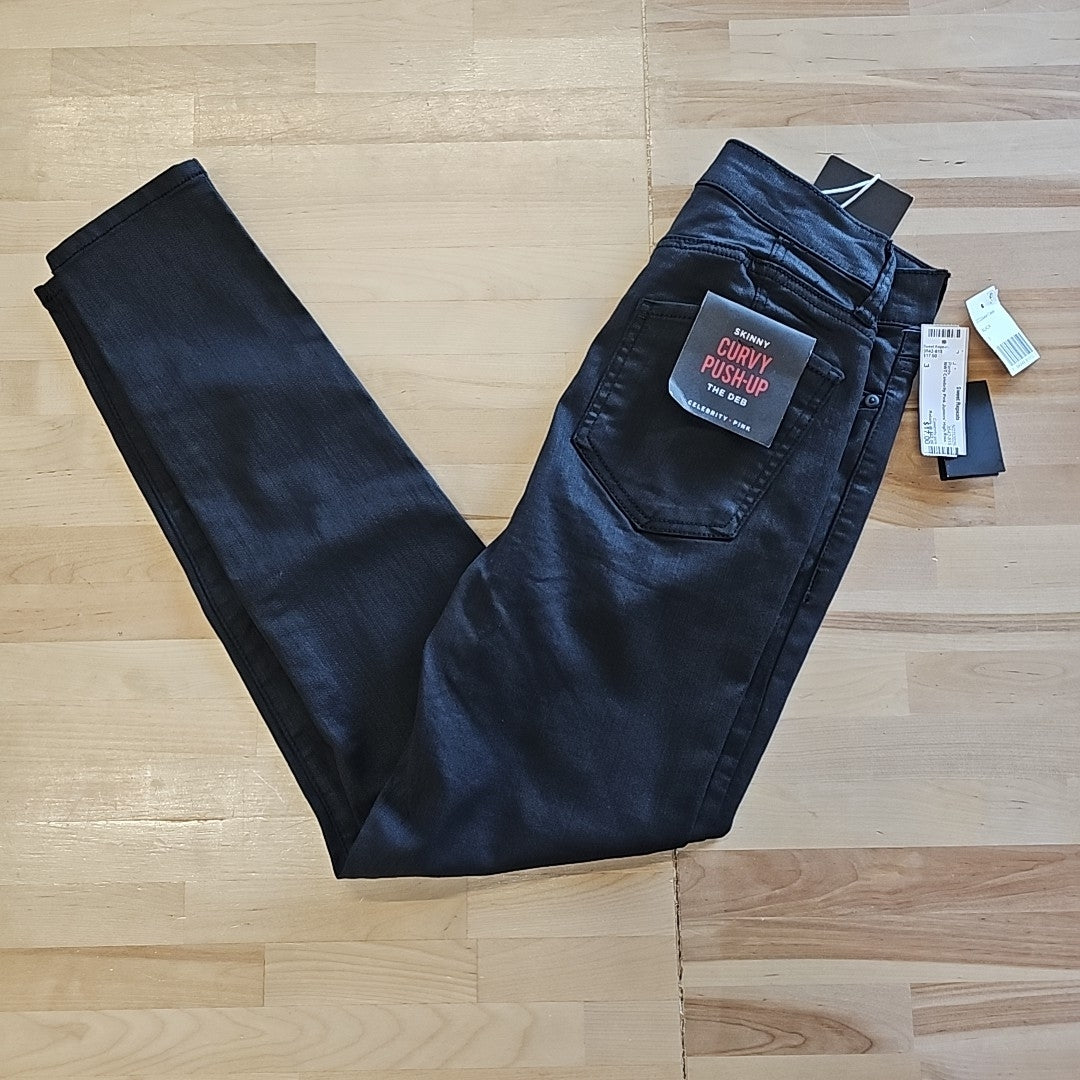 Celebrity pink Size 3 Black Denim New Pants