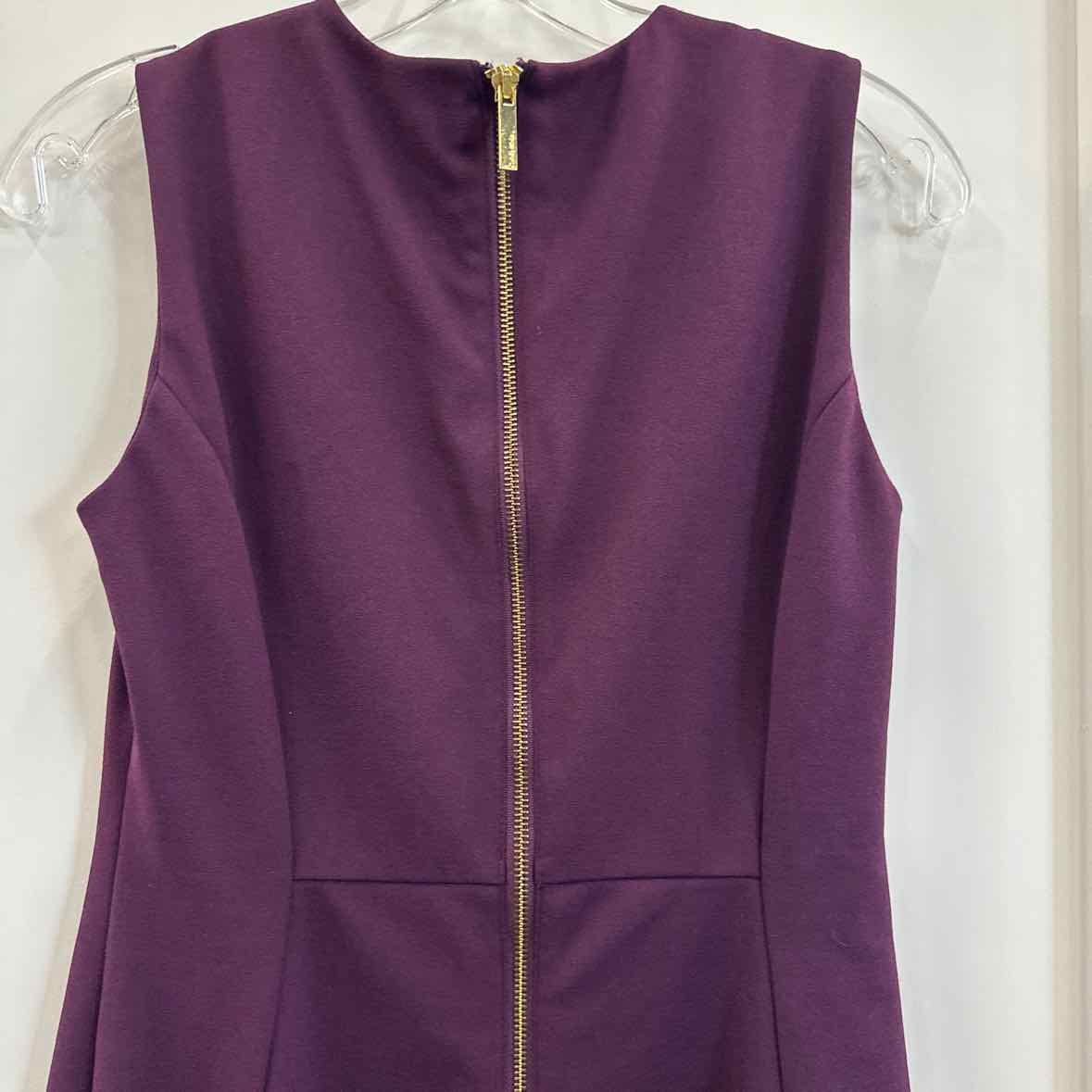 Calvin Klein Size 6 Purple Dress