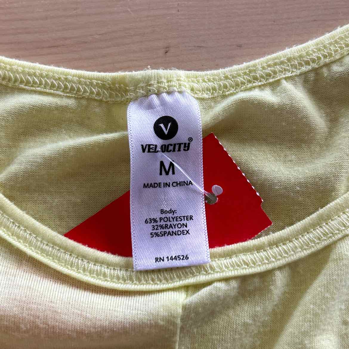 Velocity Size M Yellow Preloved Tank