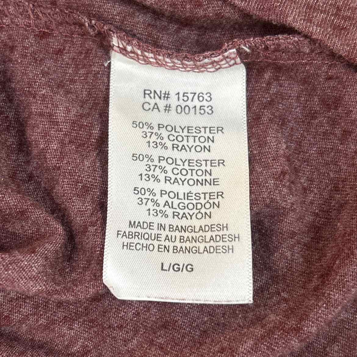 Champion Size L Red Preloved MENS T-shirt