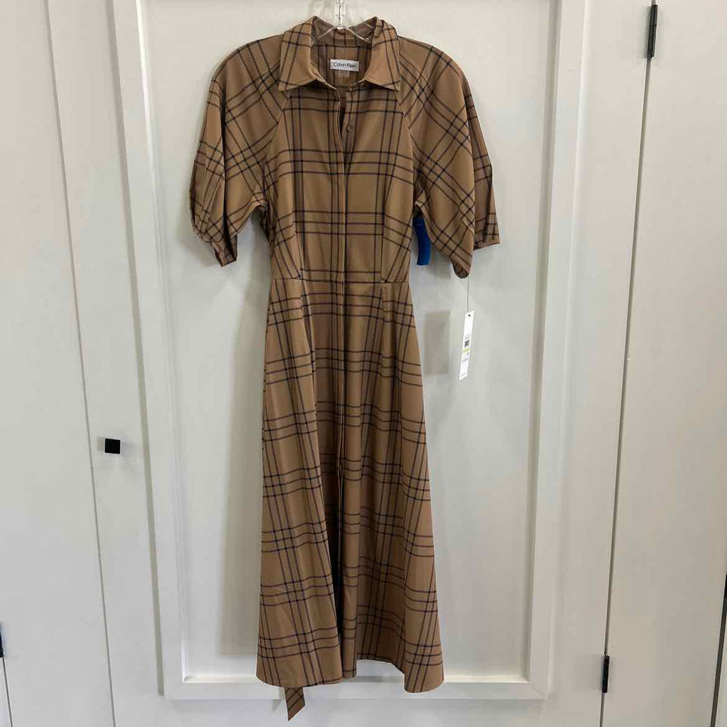 Calvin Klein Size 4 Brown New Dress