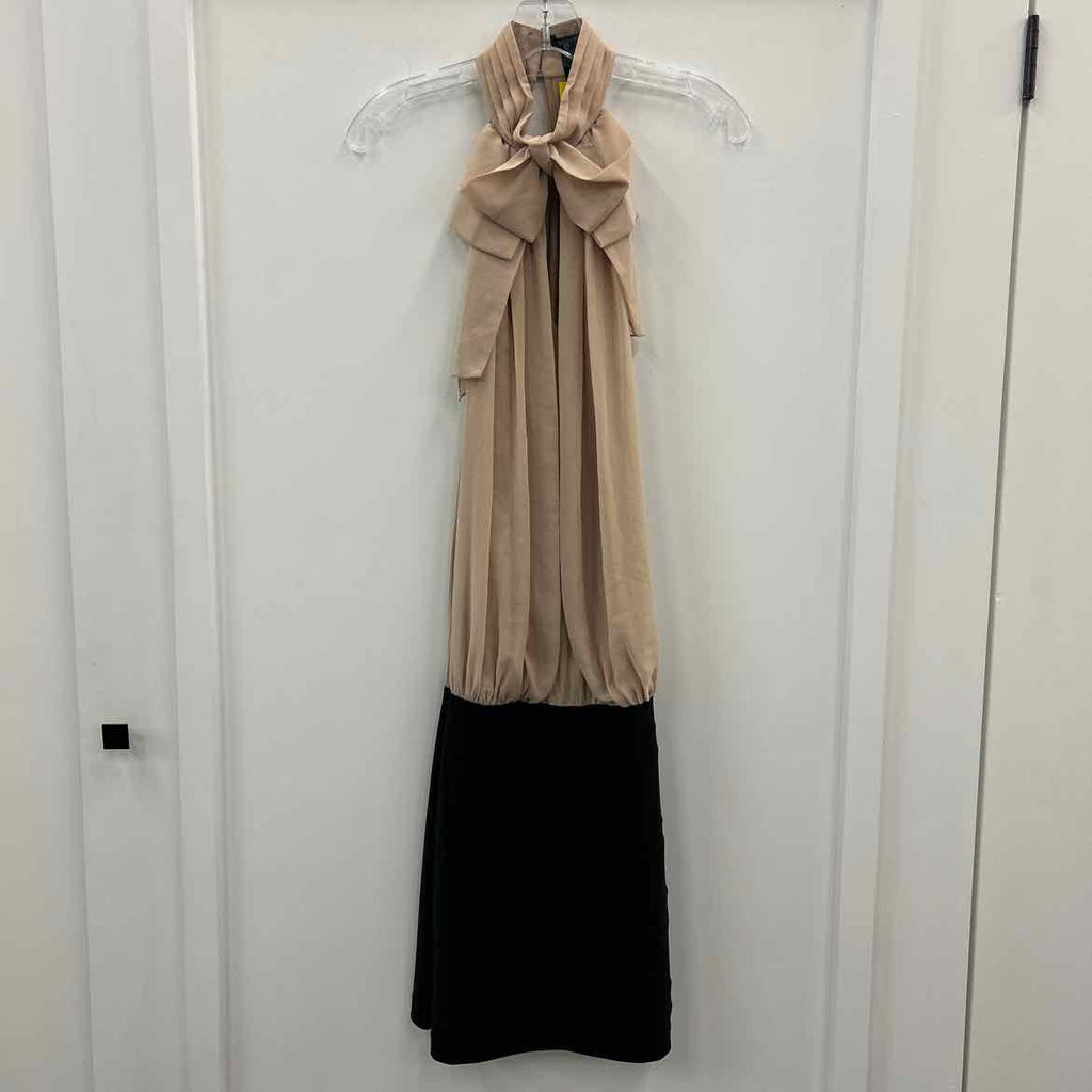Bisou Bisou Size 10 Tan Dress