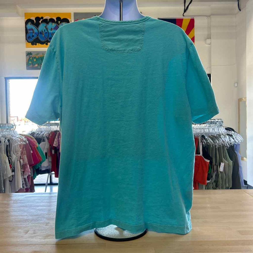 Tommy Bahama Size XXXL Blue Preloved MENS T-shirt