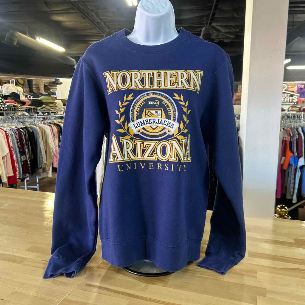 PortCompany Size S Blue Preloved Sweatshirt