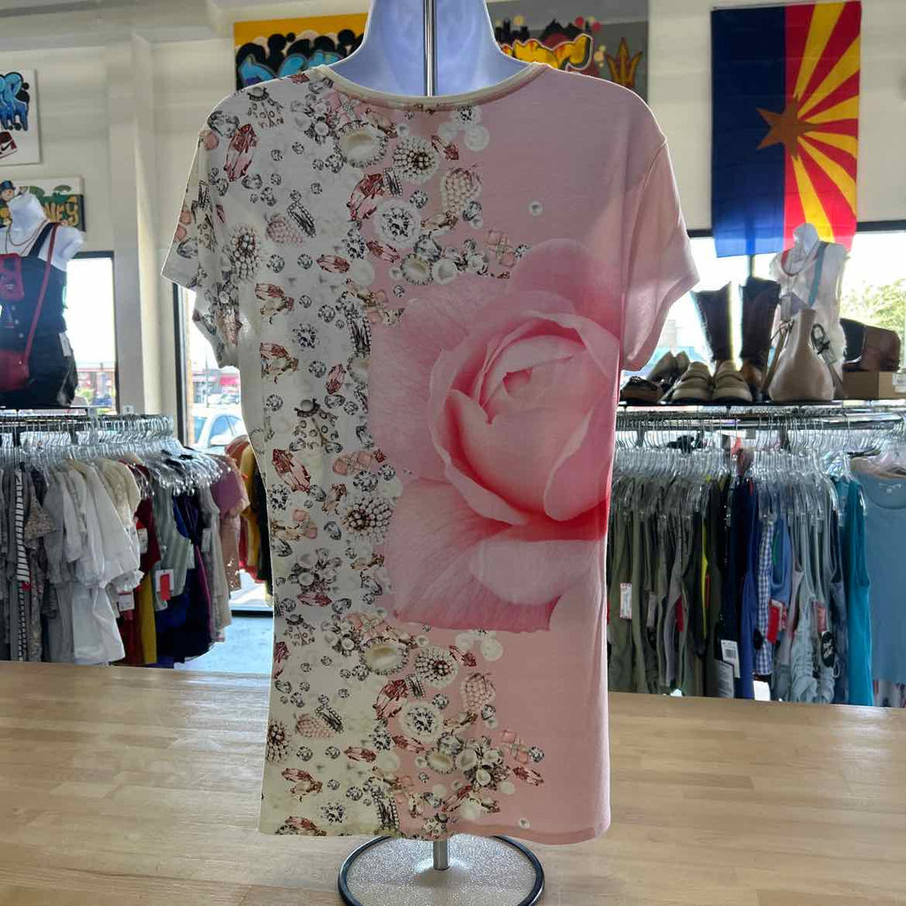 Ted Baker Size 3 Pink Preloved Blouse SS