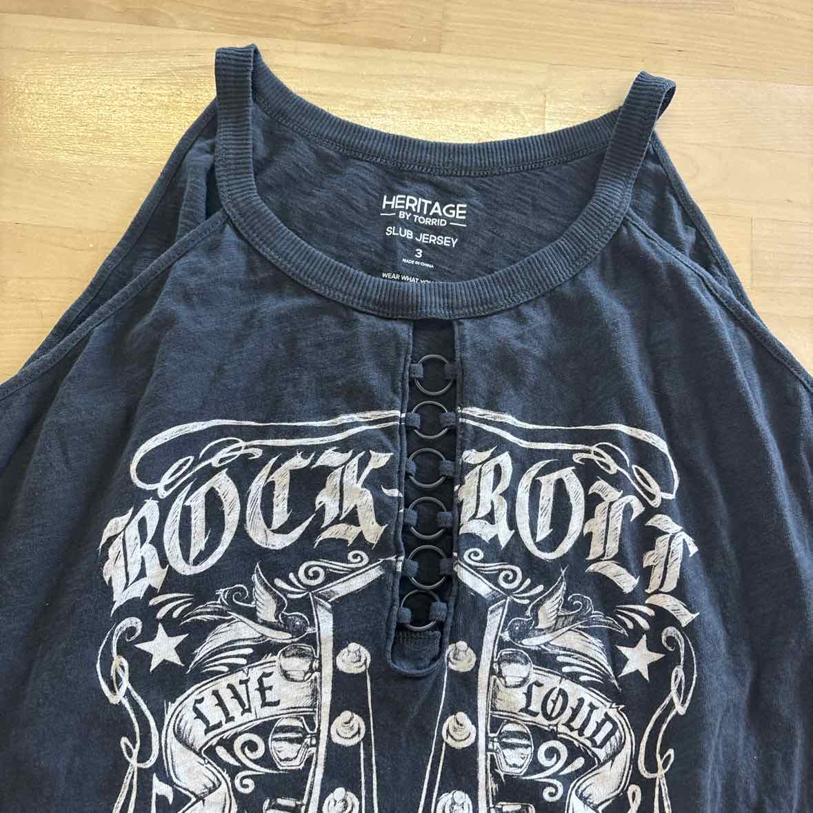 Heritage Size 3 Gray Tank