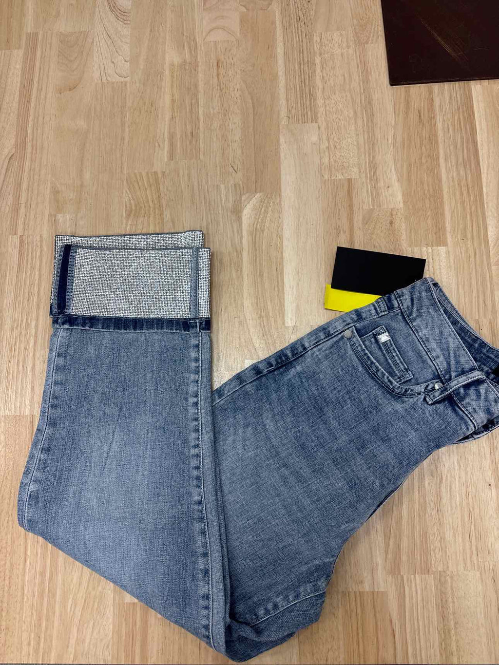 Karl Lagerfeld Size 4 Blue Denim New Jeans