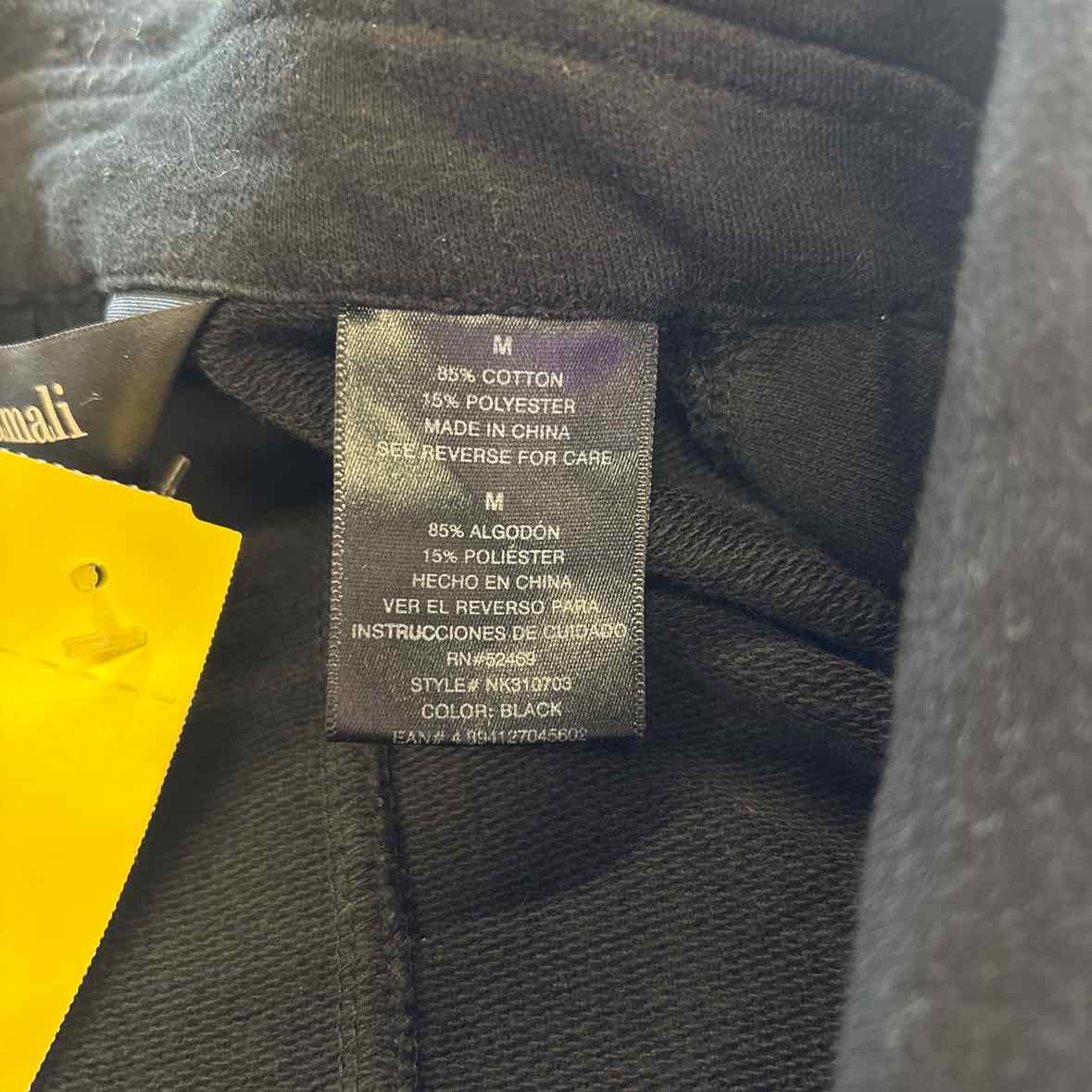 Norma Kamali Size M Black Double Breasted Pea Coat