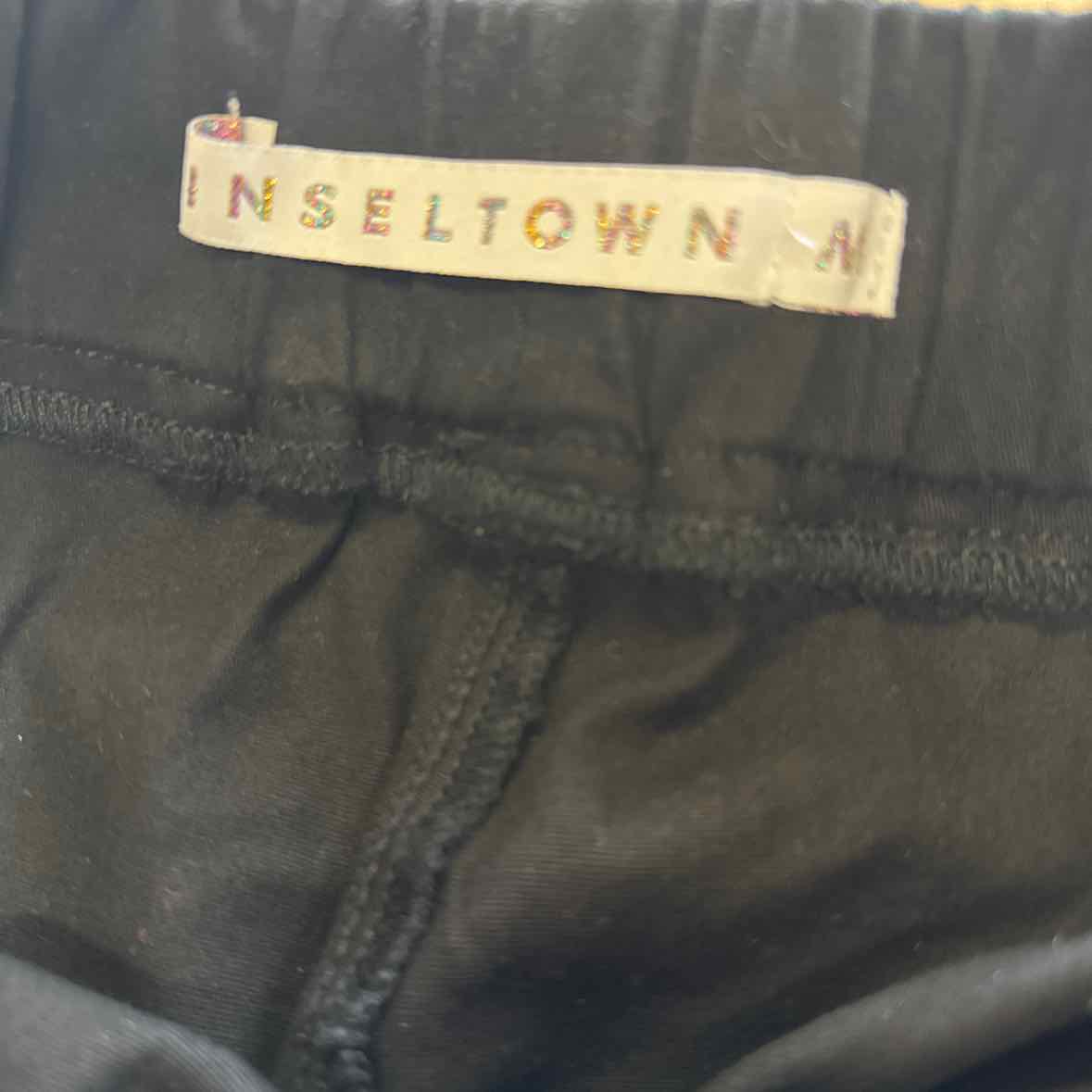tinceltown Size M Black Pull-on Utility Jogger Pants NWT