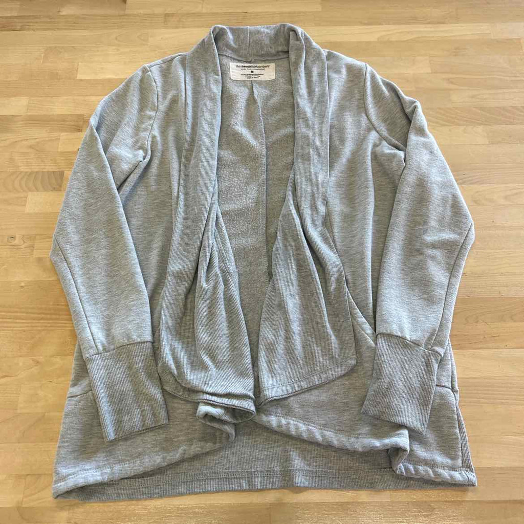 The Sweatshirt Project Size M Gray Cardigan