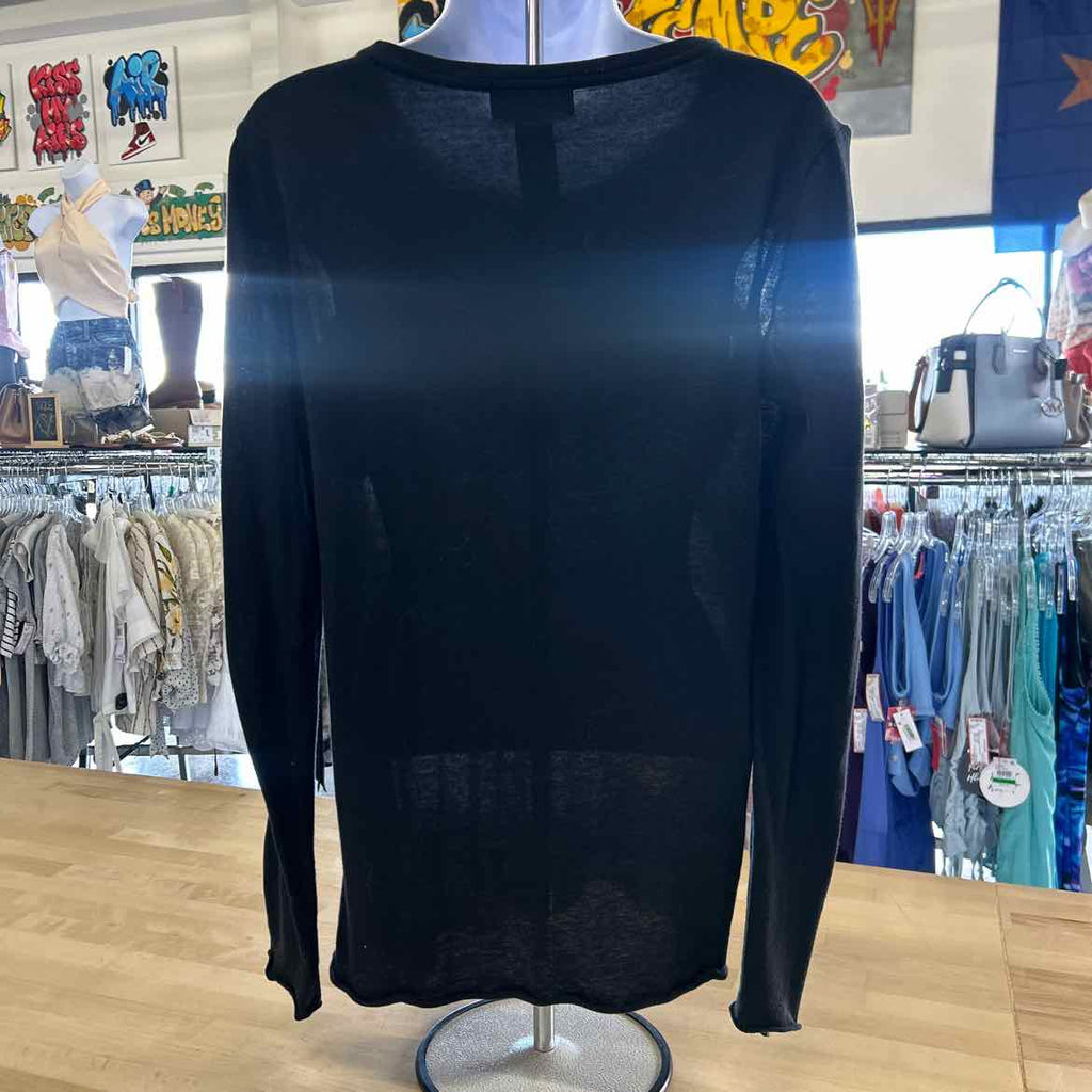 custo line Size 3 Black Preloved Longsleeve