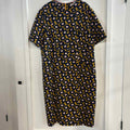 Boden Size 20 Blue & Gold Preloved Dress
