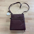 GIANI BERNINI Triple-Zip Pebble Leather Dasher Crossbody NWT