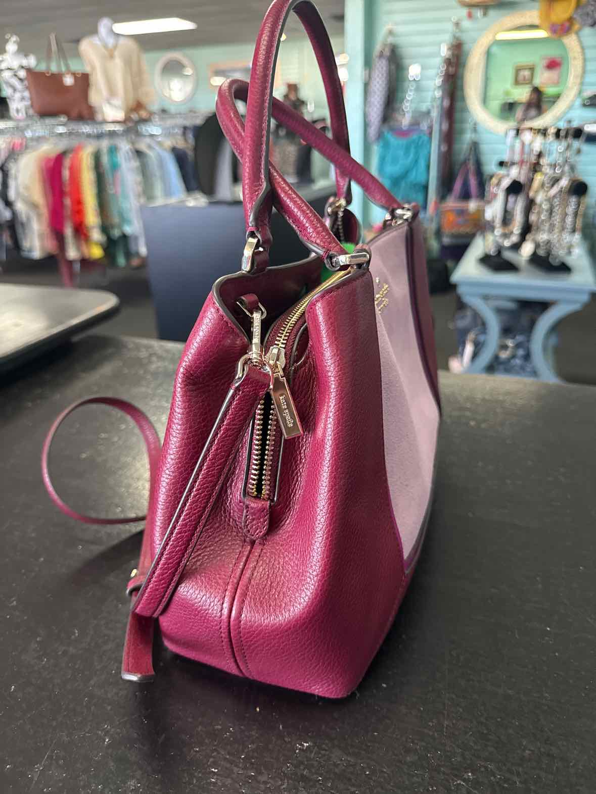 Kate Spade Maroon/Purple Handbag