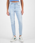 Celebrity Pink Juniors' Mid-Rise Cargo Skinny Jeans - Light Wash - 7