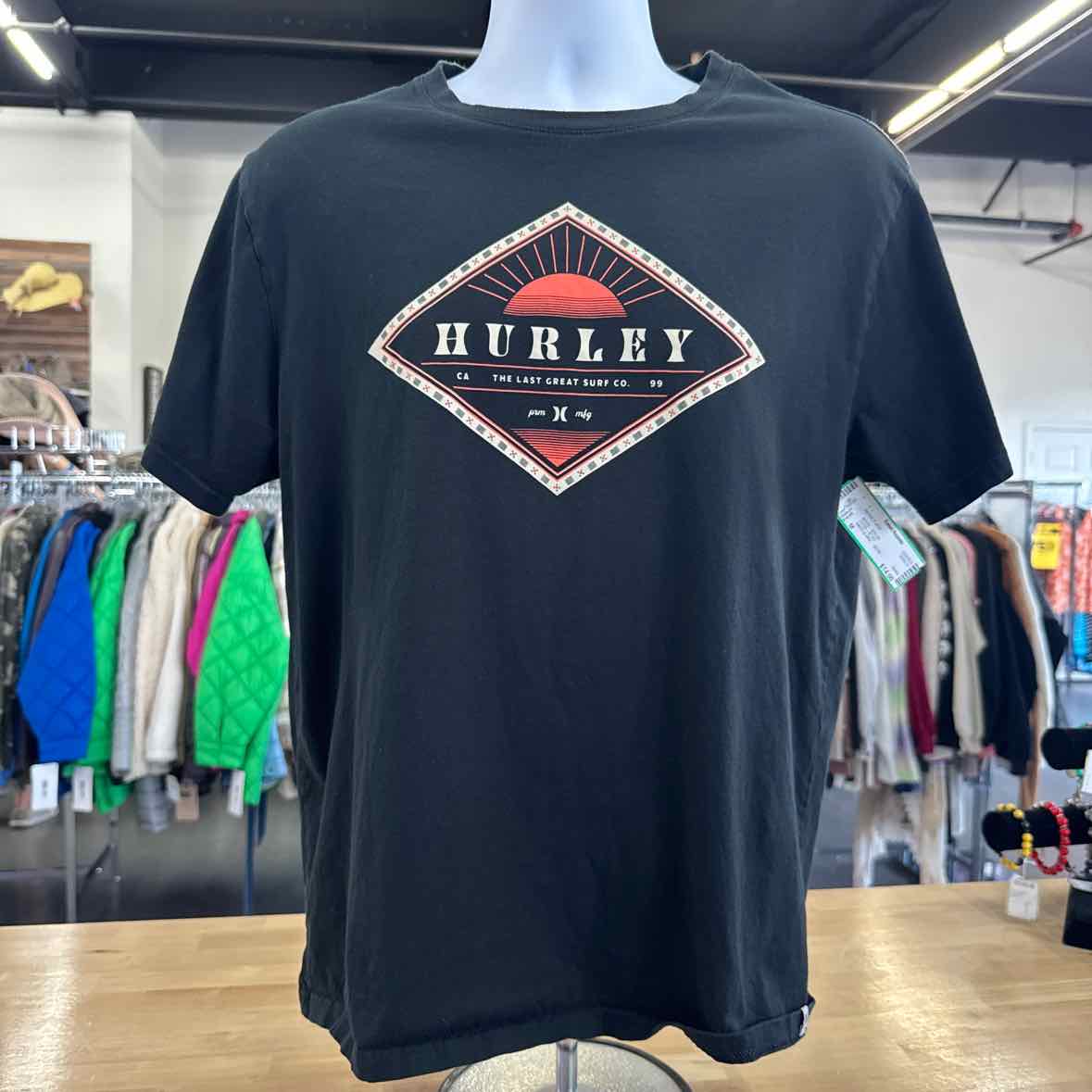 Hurley Men's Size M Black MENS T-shirt