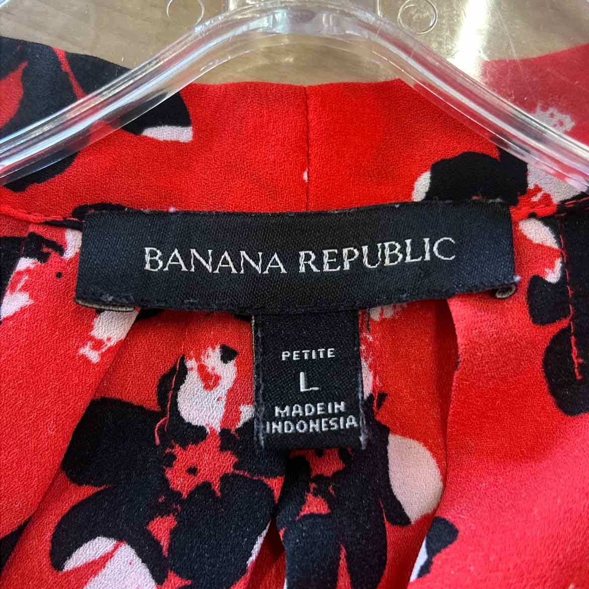Banana Republic Size L Red Preloved Dress