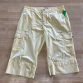 Chaps Size 10 Yellow Preloved Capris