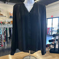 Antonio Melani Size XS Black Blouse