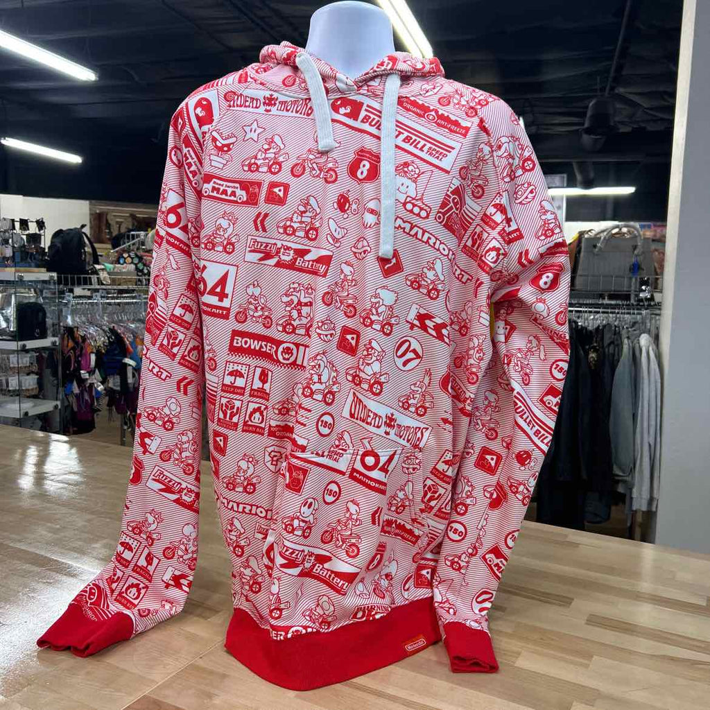 Nintendo Size 4XL White Red Preloved MENS Sweater