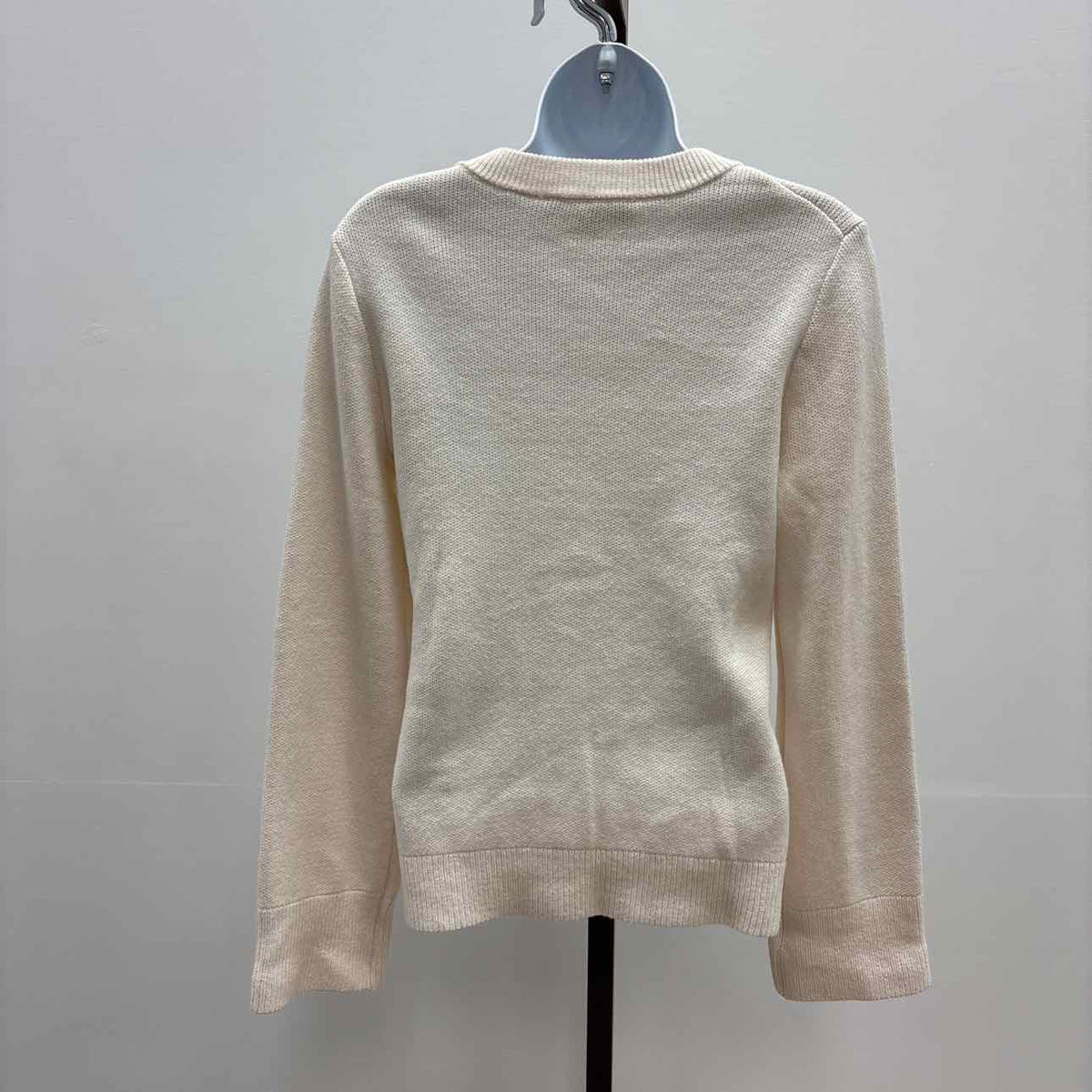 Loft Size S White Cotton Preloved Sweater